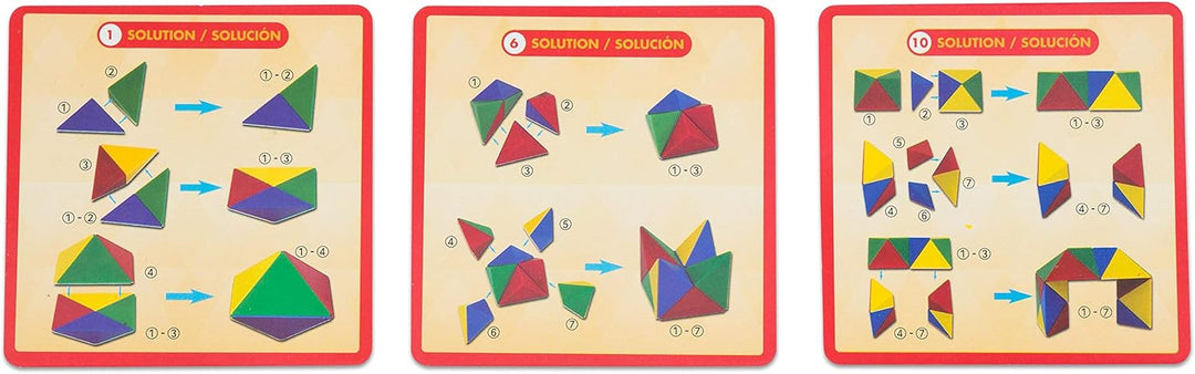 Betzold - Magnetwürfel aus 24 farbigen Tetraedern - Geometrie-Bausatz Mathematik