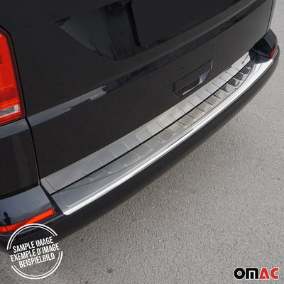Ladekantenschutz Edelstahl kompatibel mit Opel Meriva B 2010-2017 Abkantung Chrom Silber 1x