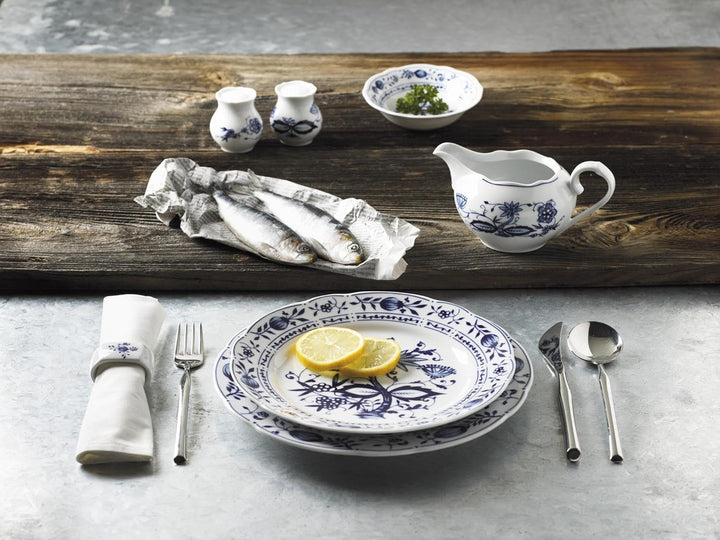 KAHLA 173406A72067C Rossella Zwiebelmuster Suppenteller 22 cm | Salatteller mit Zwiebelmuster Dekor