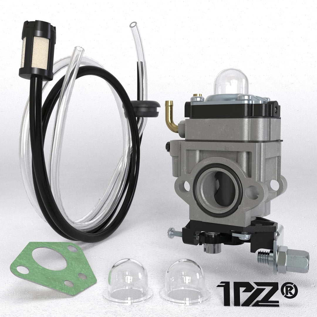 1PZ F6C-15T Vergaser Kit 15mm für 52cc 49cc 47cc 43cc 2-Takt Motorsense Trimmer Motor mit Primer Bir