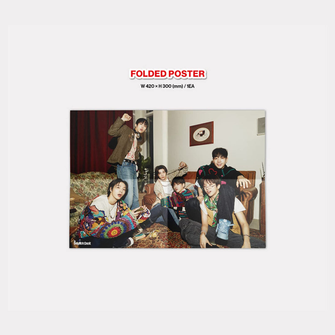 BOYNEXTDOOR - 1ST SINGLE ALBUM [WHO!] (CRUNCH Ver.) Out Box + Photo Book + CD-R + Photocard + Postca