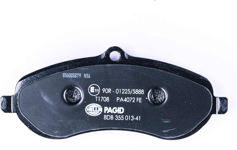 HELLA PAGID 8DB 355 013-411 Bremsbelagsatz - T1708 - Dicke/Stärke: 18.3mm - Bremssystem: Lucas - mit