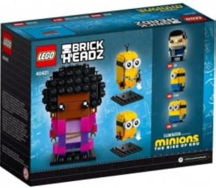 LEGO 40421 Minions Brickheadz Belle Bottom, Kevin und Bob