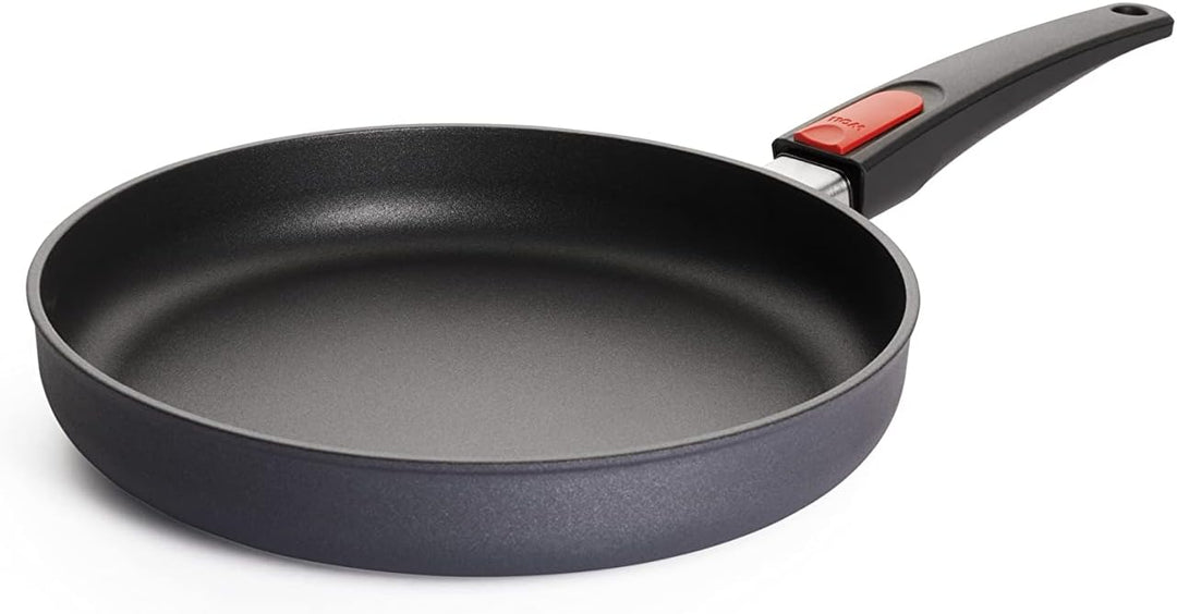 Woll Diamond Lite Flachpfanne - Induktiv -, Ø 26 cm, 5 cm hoch, mit abnehmbarem Stiel - Geeignet für