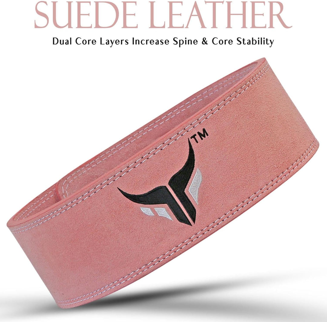 Mytra Fusion L2 Gym Fitness Gewichthebergürtel, Hocken, Kreuzheben Pink