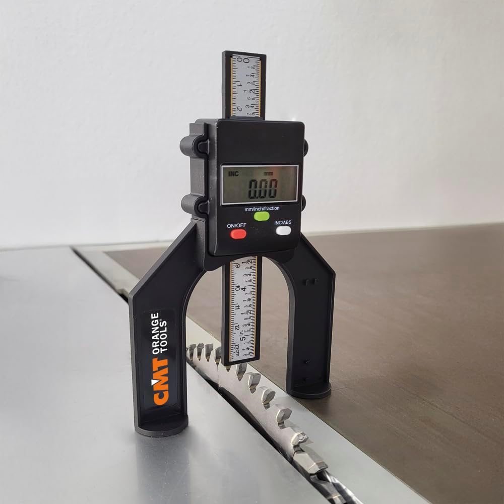 CMT dhg-001 Digitaler Messschieber-Werkzeug mit Tiefenanschlag 0 – 80 mm, schwarz