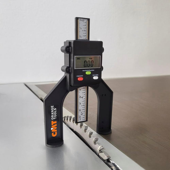 CMT dhg-001 Digitaler Messschieber-Werkzeug mit Tiefenanschlag 0 – 80 mm, schwarz