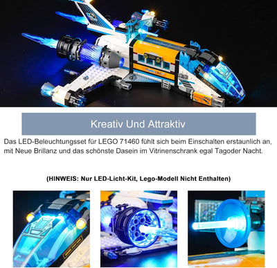 Led Licht Set Kompatibel mit Lego Mr. Oz's Spacebus (Kein Modell), Dekorationsbeleuchtungsset Compat