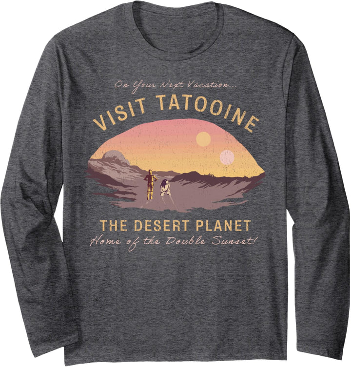 Star Wars Visit Tatooine The Desert Planet Langarmshirt