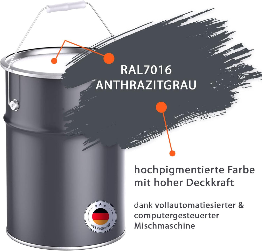 BEKATEQ 1K PU Bodenversiegelung RAL7016 Anthrazitgrau 3kg I Bodenbeschichtung &amp; Versiegelung für Bet