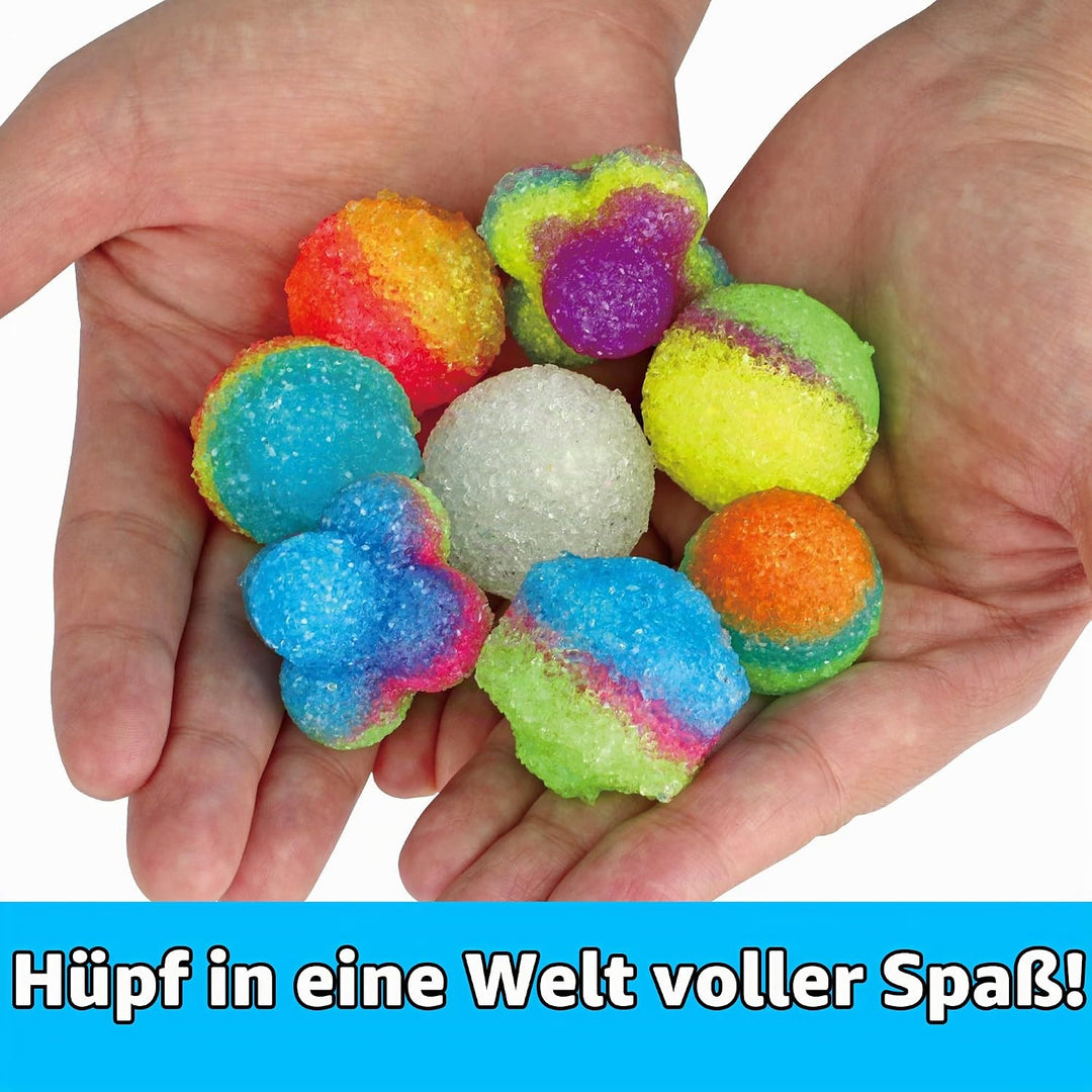 Flummi Gummiball Hüpfbälle Selber Machen Set für Kinder, Bouncing Ball Set Spiel ab 8 Jahren, Spring