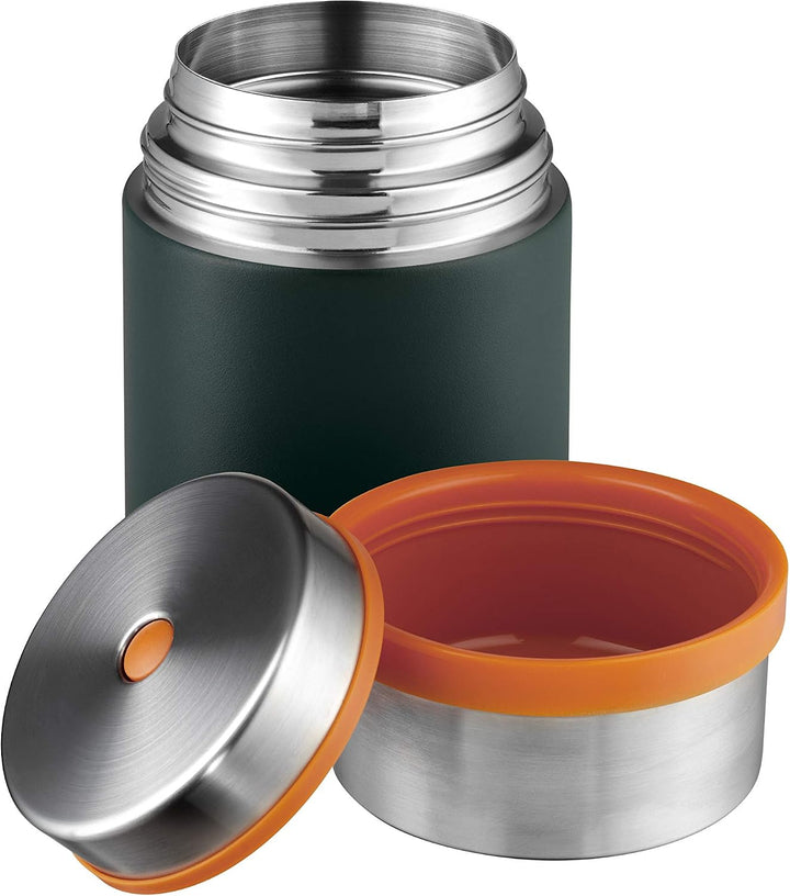 Esbit Thermobehälter Sculptor für Essen - Warmhaltebehälter 750 ml in Forest Green - aus Edelstahl f