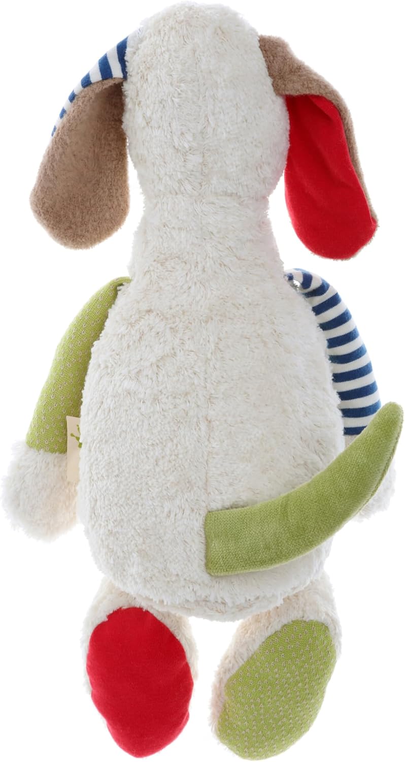 SIGIKID 38764 Kuscheltier Hund Green Mädchen und Jungen Babyspielzeug empfohlen ab Geburt mehrfarbig