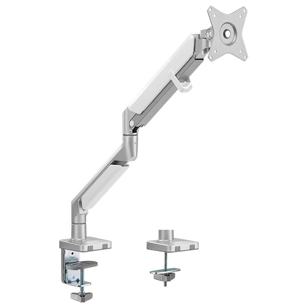 LogiLink BP0086 - Alu Monitor-Schreibtischhalterung für 17-32 Zoll (LCD, LED, OLED, …) mit Gasdruckf