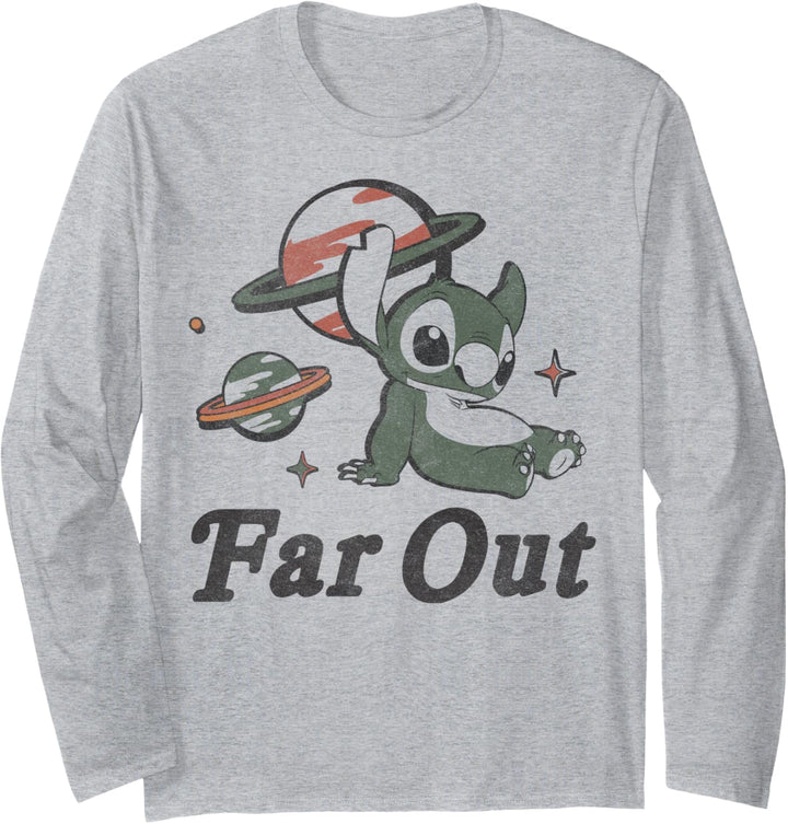 Disney Lilo & Stitch Far Out Space Stitch Langarmshirt