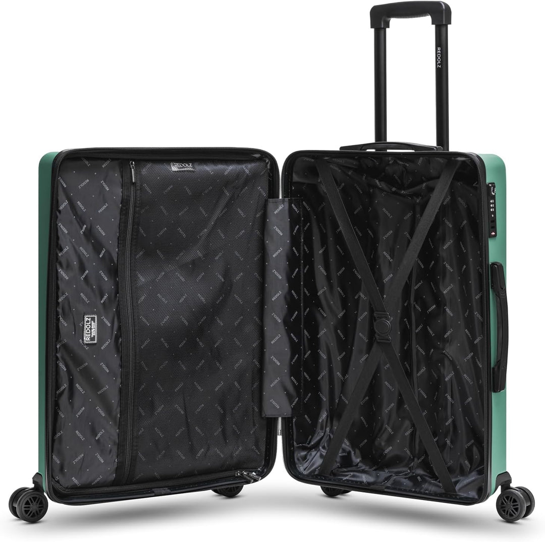 REDOLZ Essentials 08 Hartschalen 3er Koffer-Set Damen/Herren | Leichte Reise-Trolleys - hochwertiges