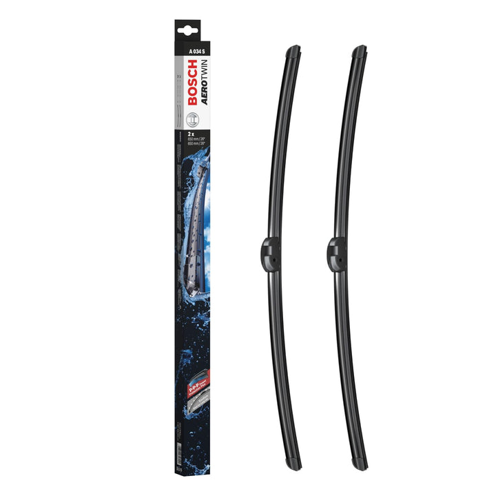 Bosch Scheibenwischer Aerotwin A034S, Länge: 650mm/650mm – Set für Frontscheibe Single, Single