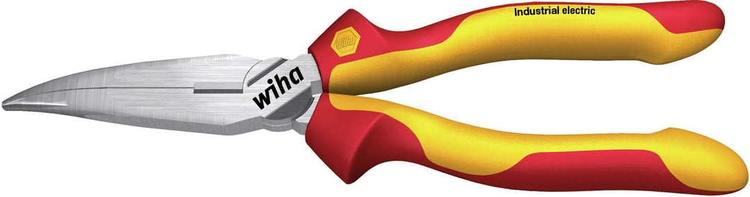 Wiha Flachrundzange Industrial electric mit Schneide gebogene Form, ca. 40° Zuführen leicht gemacht