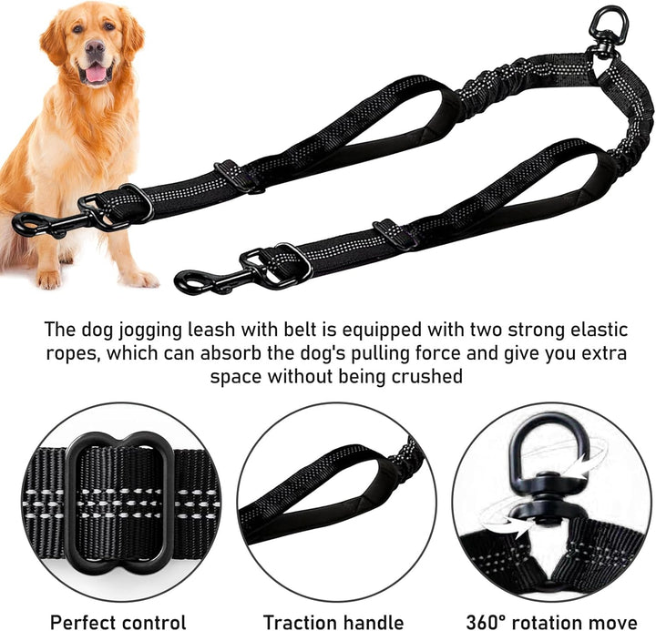 Laufleine Hundeleine, Rollleine Hund 8m, Einziehbare Hundeleine Mit Kotbeutelspender, 360° Flexibel,