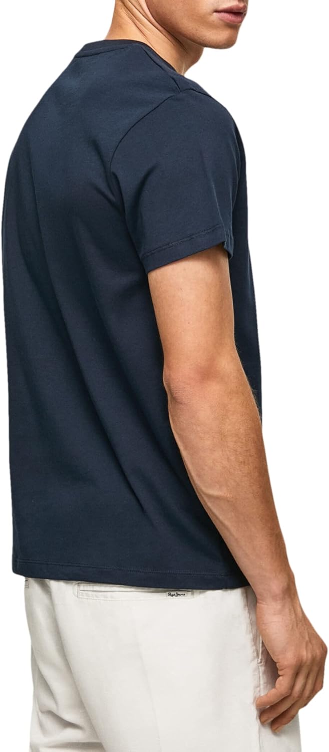 Pepe Jeans Herren Roslyn T-Shirt, Blue (Dulwich)