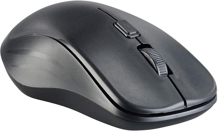 Funktastatur und Maus: Ergonomische Funk-Tastatur-Maus-Kombination, 2,4 GHz, 10 m Reichweite (Funk T