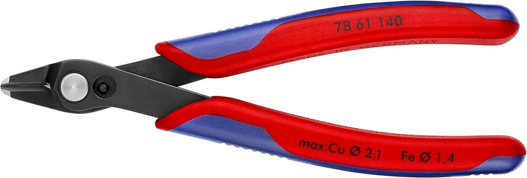 Knipex Electronic Super Knips® XL brüniert, mit Mehrkomponenten-Hüllen 140 mm 78 61 140 Mit Mehrkomp