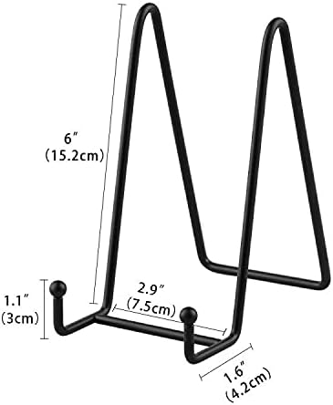 Staffelei Teller Ständer Aufsteller Halter - 2 Stück Eisen Metall Tellerständer Tellerhalter - Dekot