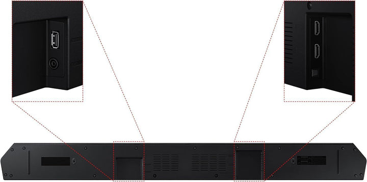 Samsung HW-Q64B 3.1.-Kanal Q-Soundbar (Deutsches Modell), Dolby Atmos 3.1 und DTS Virtual:X, Q-Symph