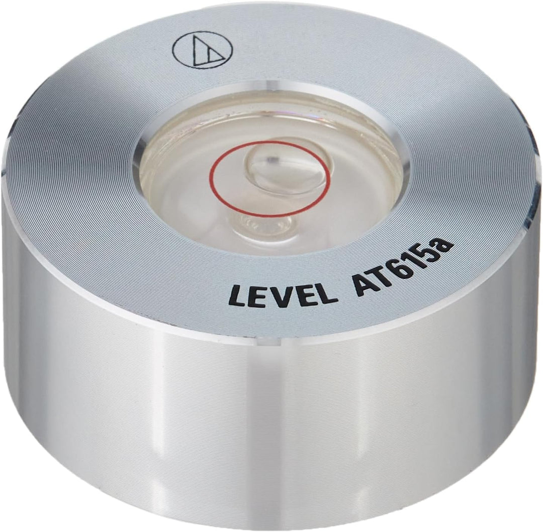 Audio-Technica AT615a Plattenspieler-Wasserwaage aluminiumfarben