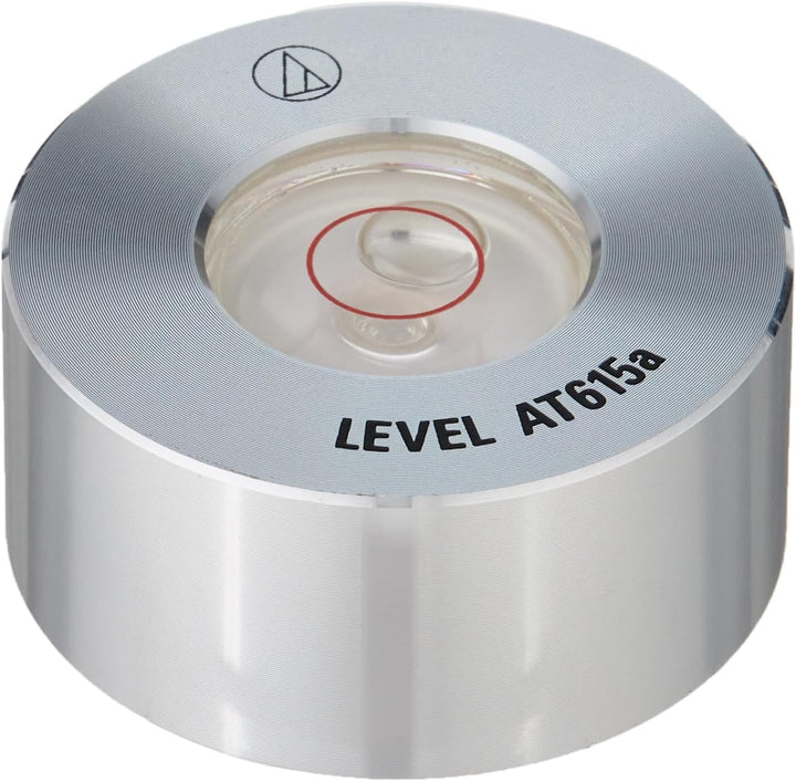Audio-Technica AT615a Plattenspieler-Wasserwaage aluminiumfarben