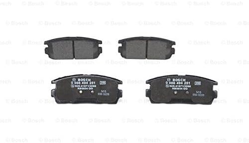Bosch BP1123 Bremsbeläge - Hinterachse - ECE-R90 Zertifizierung - vier Bremsbeläge pro Set