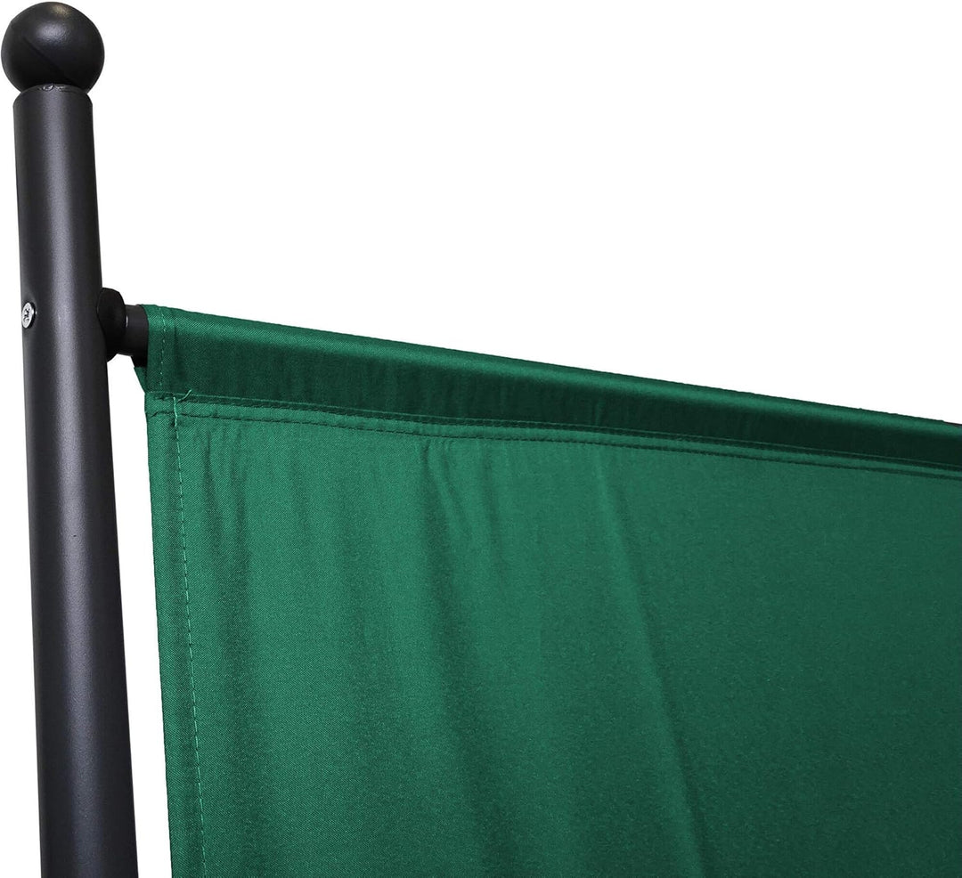 QUICK STAR Paravent 180 x 78 cm Stoff Raumteiler Klein Garten Stellwand Trennwand Balkon Sichtschutz