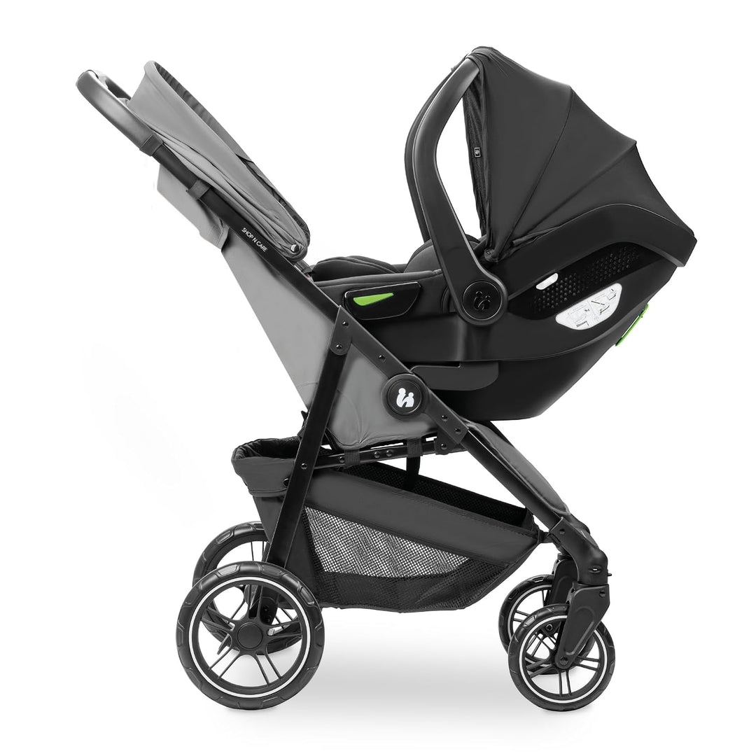 hauck Babyschalen Adapter, Schwarz - nur Kompatibel mit Shop N Care Kinderwagen - Geeignet für Drive