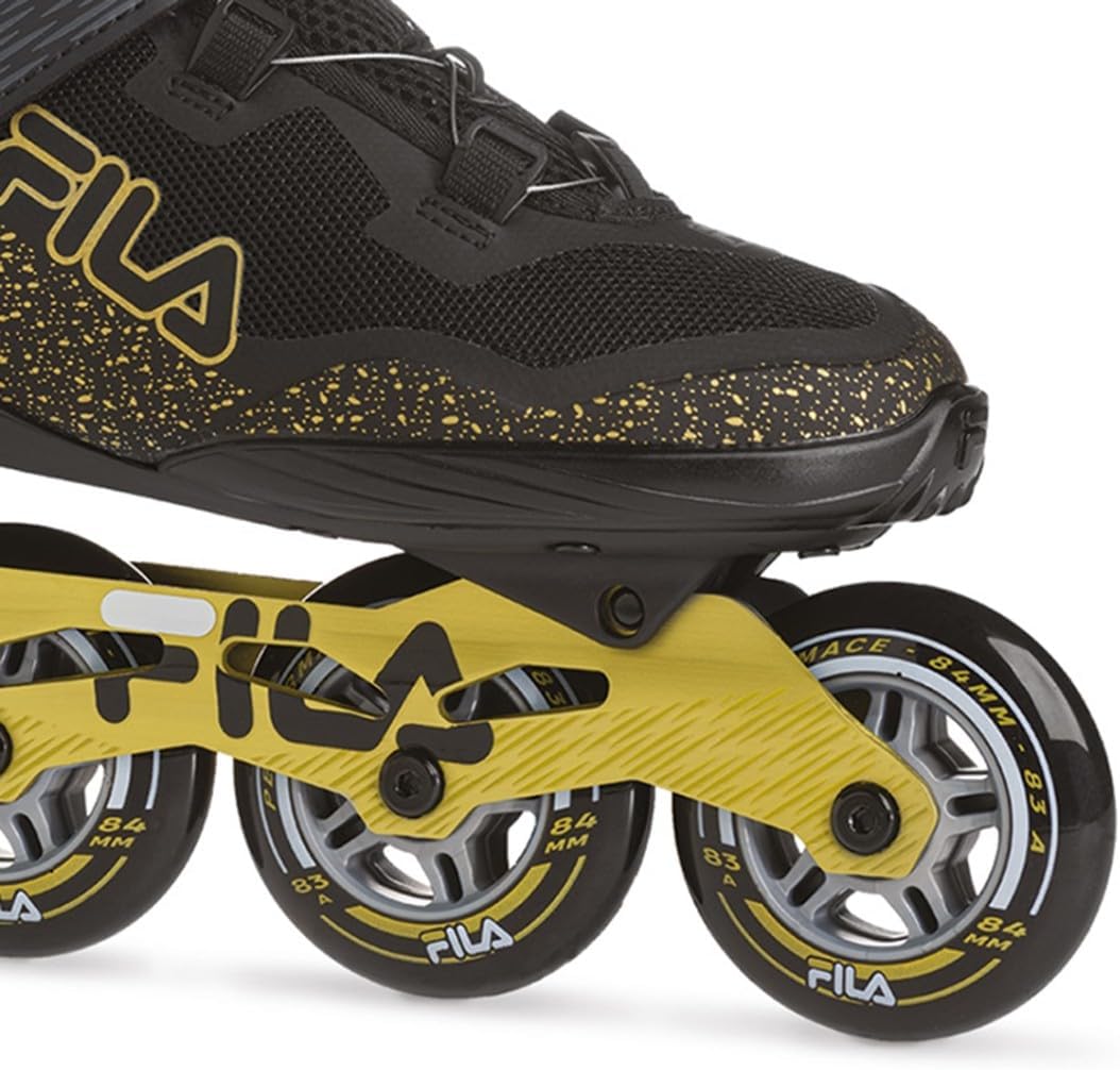FILA SKATES Herren Legacy Qf Inline Skate 46 BLACK/GOLD, 46 BLACK/GOLD