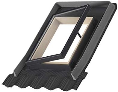 VELUX Dachausstiegsfenster VLT 1000 inkl. Universal Eindeckrahmen (45 x 55 - 025), 45 x 55 - 025
