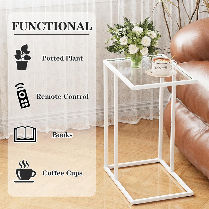 Beistelltisch C Form, Couch Beistelltischs, Kaffeetisch Kleiner Tisch, Sofa Tisch Beistelltische Bet