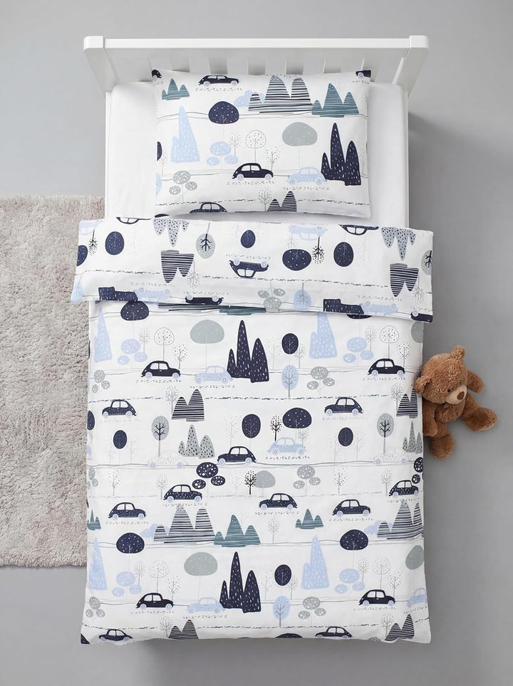 TupTam Kinder Bettwäsche Set Babybettwäsche Bettbezug 100 x 135 120 x 90 Kissenbezug 40 x 60 Jungen