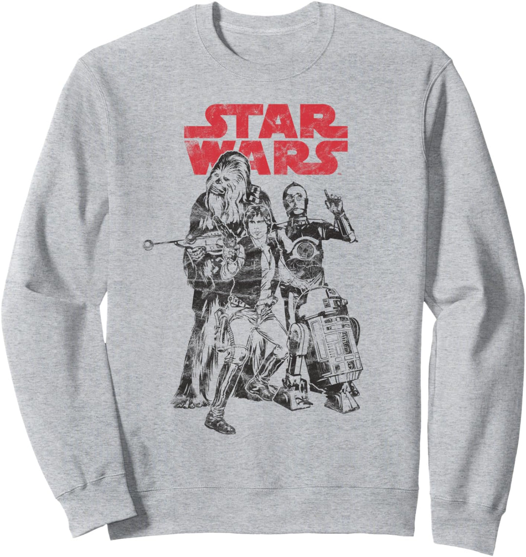 Star Wars Falcon Crew Red Sweatshirt