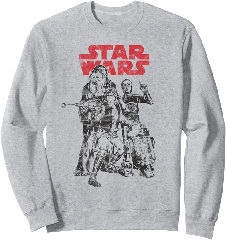 Star Wars Falcon Crew Red Sweatshirt