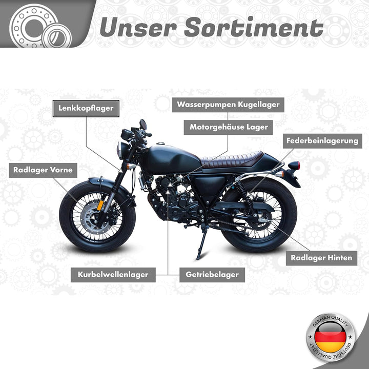 Parts and Parts Lenkkopflager kompatibel mit BMW C1