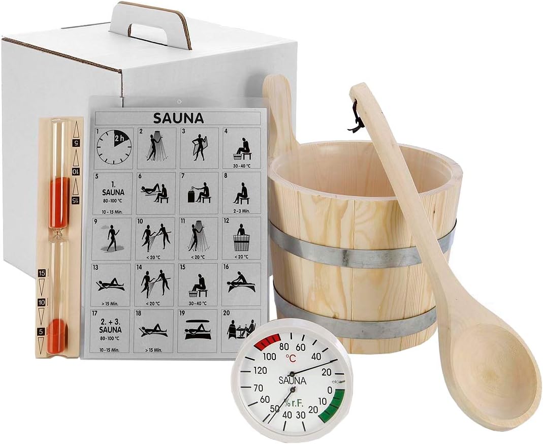 eliga Sauna-Zubehör-Set"Standard"
