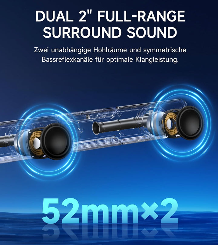 Edifier QS30 Multimedia Soundbar mit Dynamischer Beleuchtung, Bluetooth V5.4, Verstärktem Bass, Mehr
