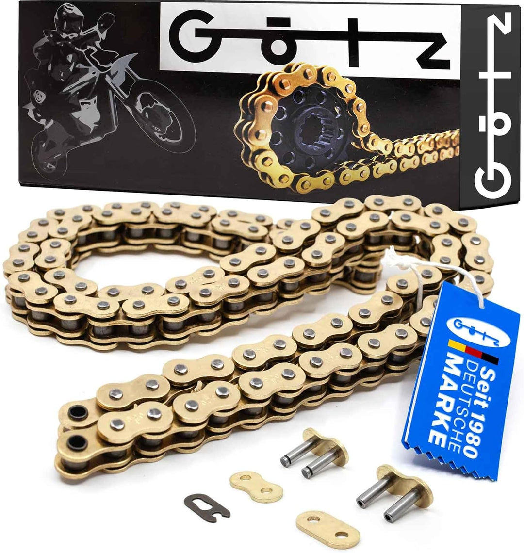 Kette 520 x106 Glieder verstärkt mit Clip Kettenschloss 5/8 x 1/4