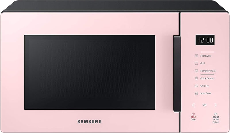 Samsung Mikrowellen-Ofen, 23 Liter, 1100 W, automatisches Kochen und Home Dessert, Glas Design