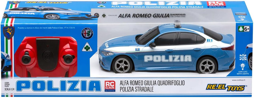 Radiocomando Re. El Toys Giulia Polizia