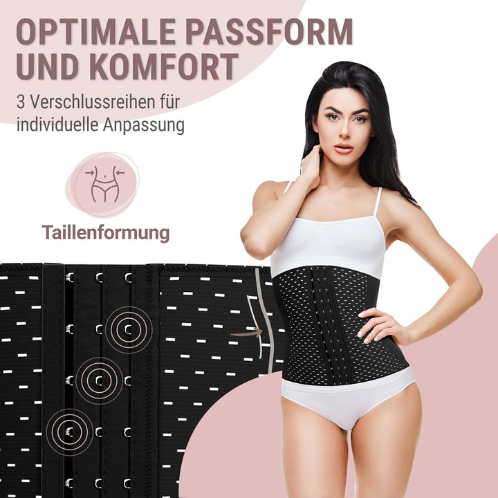 Bauchweggürtel - Figurfördernder Taillenformer - Reduziert Bauch und Taille - Stützt die Wirbelsäule
