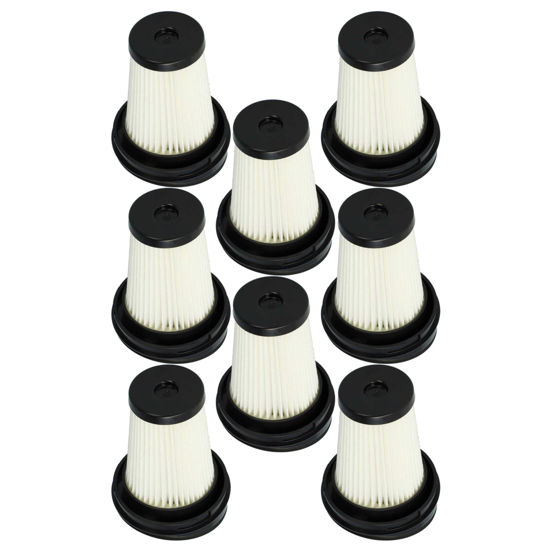vhbw 8x Flachfaltenfilter kompatibel mit Gorenje SVC216FS | SVC216FR Handstaubsauger, Staubsauger -