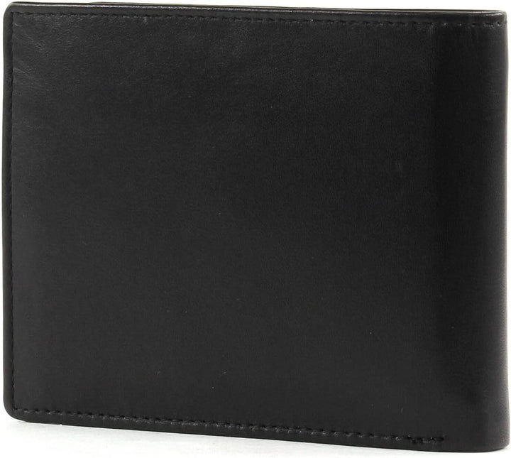 Esquire Harry - Geldbörse 8cc 11.5 cm RFID CARDSAFE Black Schwarz, Schwarz