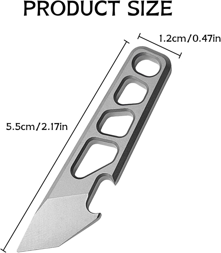YHZNAGEM Titan EDC Pry Bar, Multitool Hebelstange, Titan Flaschenöffner, Brecheisen-Multitool, EDC G