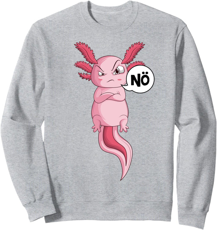 Axolotl Nö Salamander Kinder Mädchen Jungen Frauen Sweatshirt